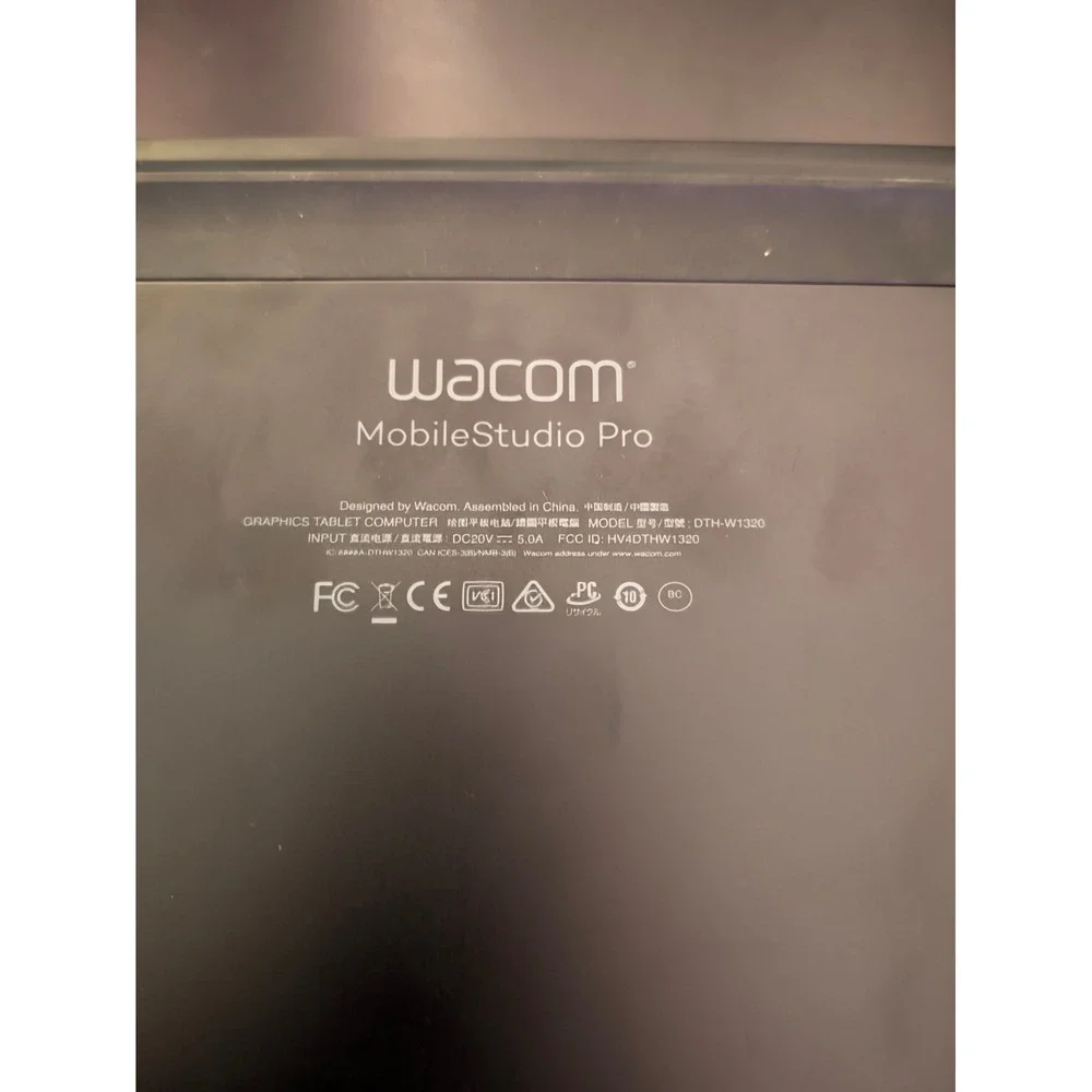 Wacom MobileStudio Pro 13 Creative Pen Computer Tablet Black Cintiq DTH-W1320